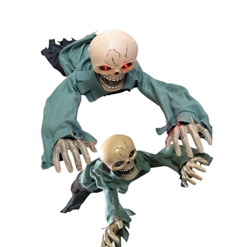 HALLOWEEN YERDE SÜRÜNEN ZOMBİ HAREKETLİ