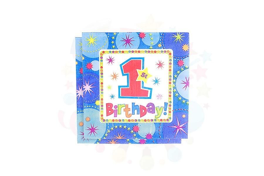 PEÇETE TEMALI 1 YAŞ MAVİ