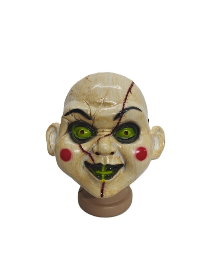 HALLOWEEN PLASTİK MASKE NEON CHUCKY
