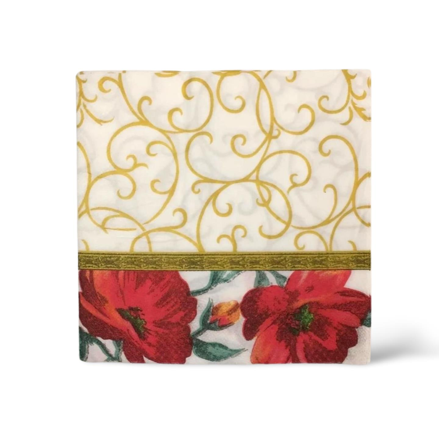 PEÇETE GÜLLÜ DESENLİ