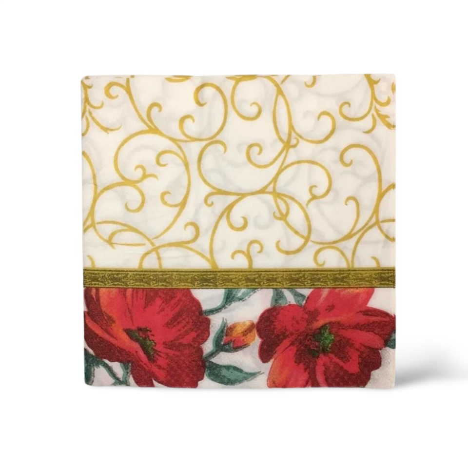 PEÇETE GÜLLÜ DESENLİ