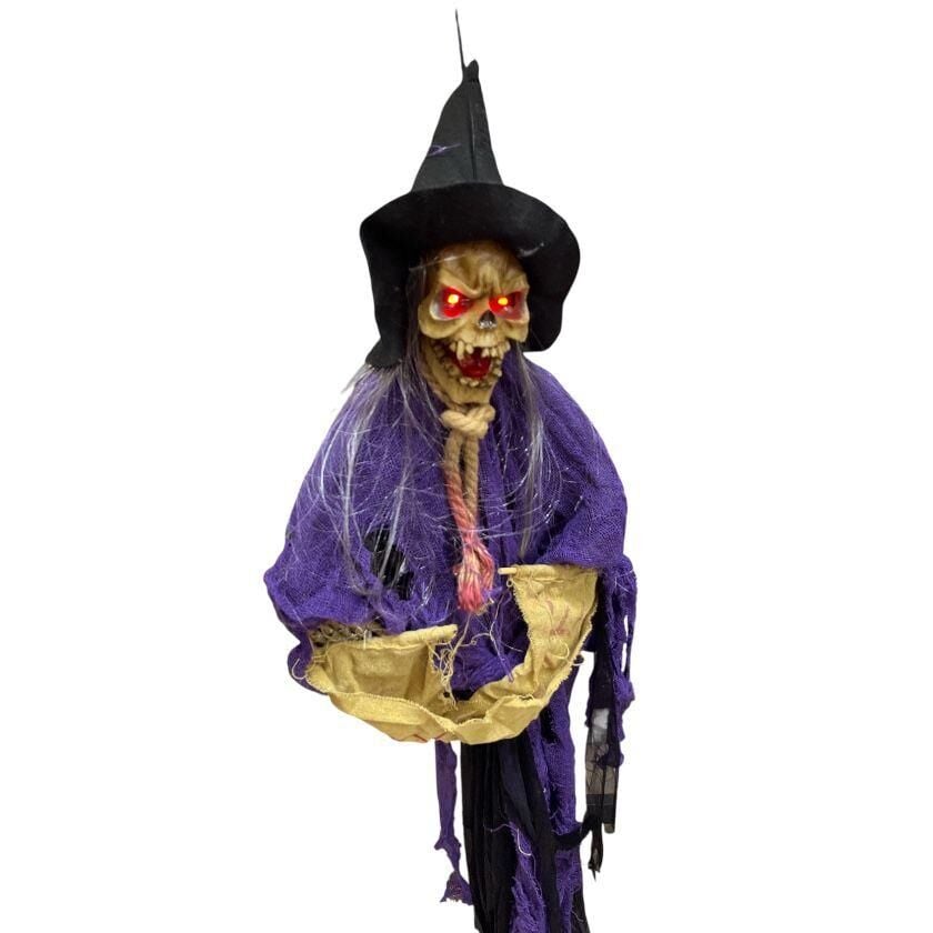 HALLOWEEN CADI ŞAPKALI İSKELET HAREKETLİ