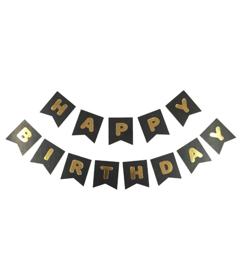 OYNAR YAZI KIRLANGIÇ HAPPY BIRTHDAY SİYAH