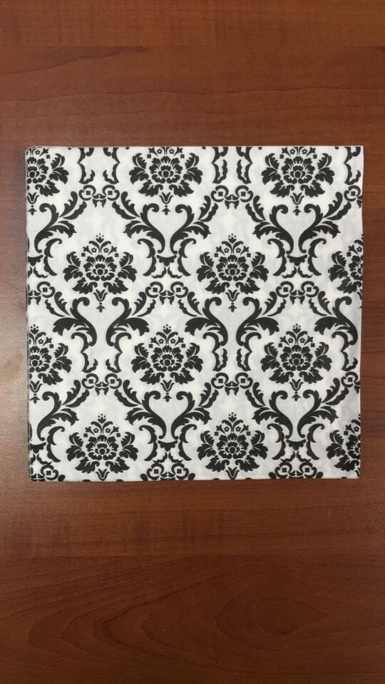 PEÇETE ŞAL DESEN SİYAH 20 Lİ