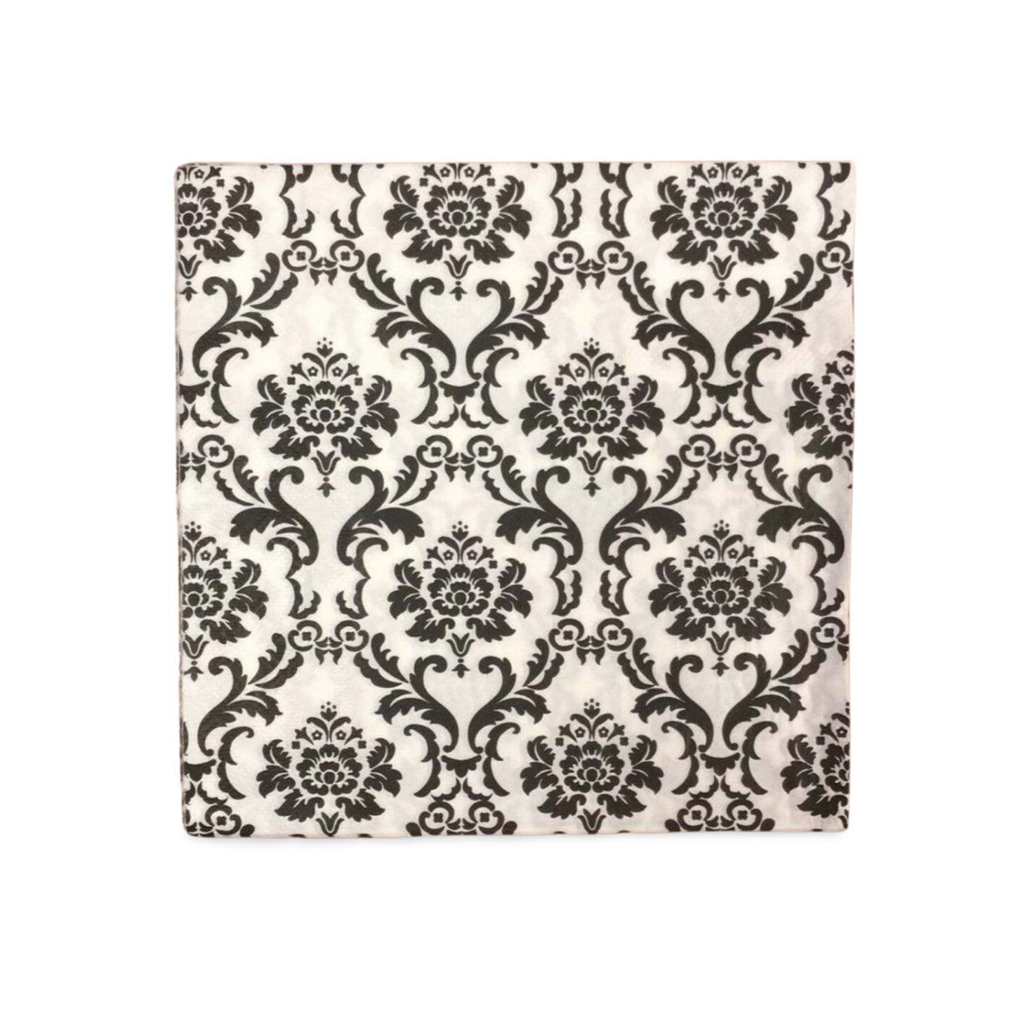 PEÇETE ŞAL DESEN SİYAH 20 Lİ