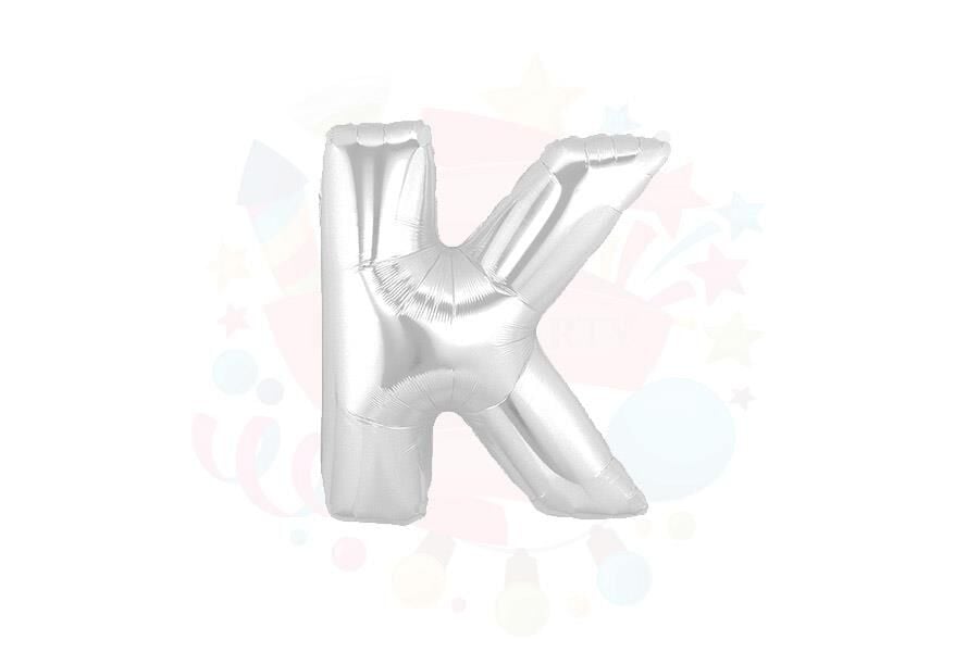 BALON FOLYO 14'' HARF GÜMÜŞ K