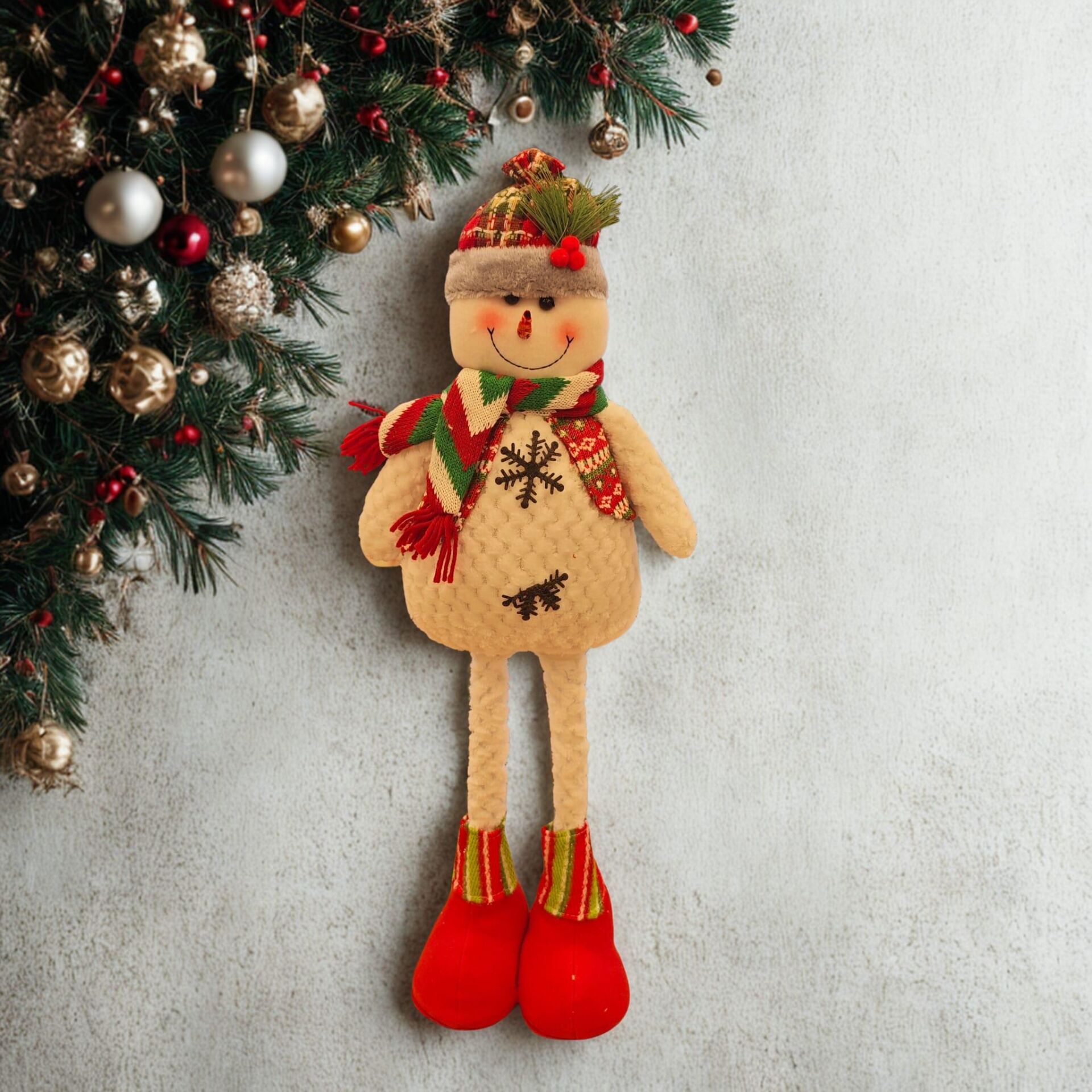 NOEL DEKO KUMAŞ SÜSLÜ NOEL BABA KARDAN ADAM