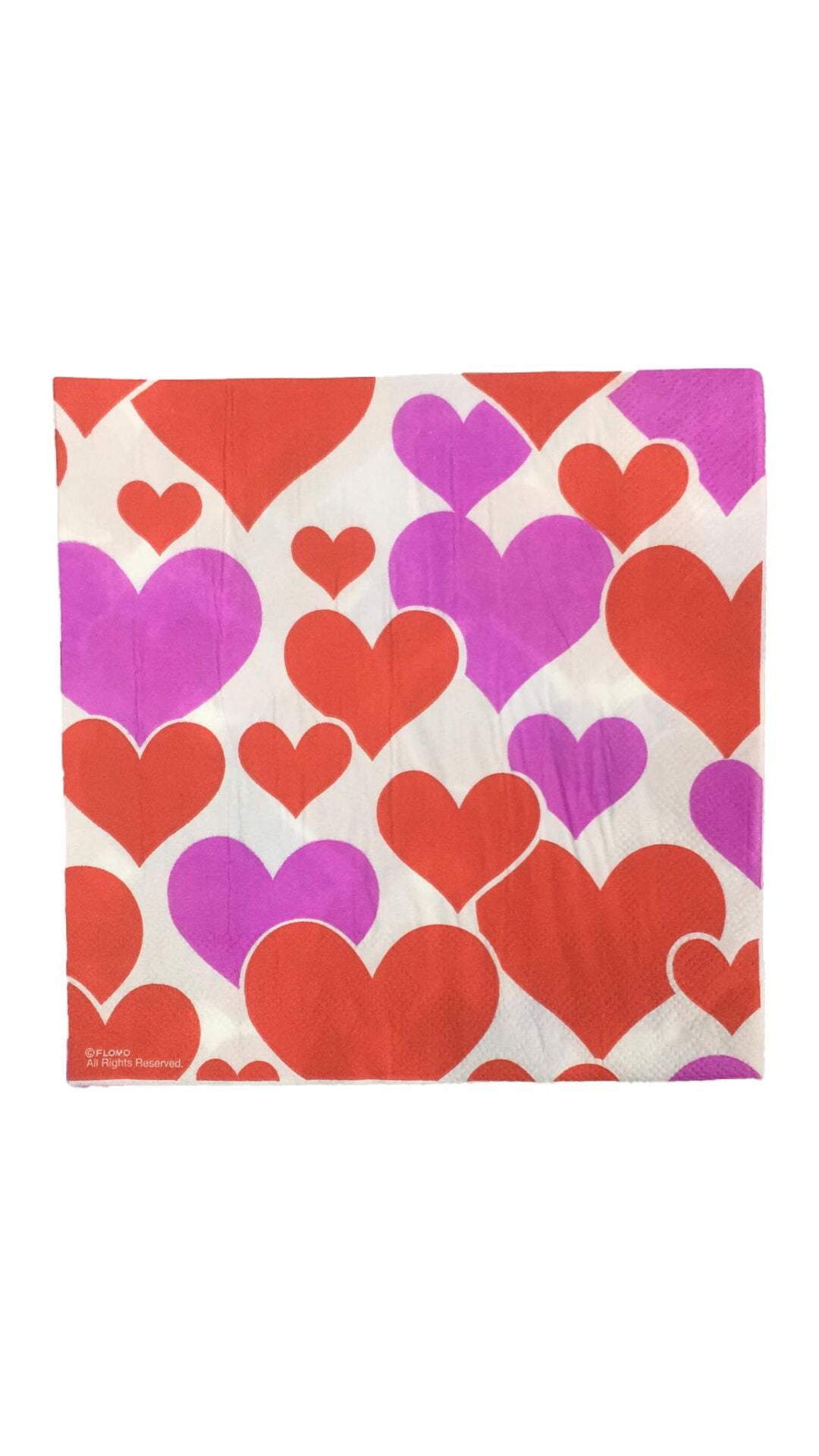 PEÇETE KALP PEMBE KIRMIZI 20 Lİ