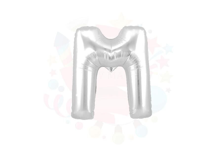 BALON FOLYO 14'' HARF GÜMÜŞ M