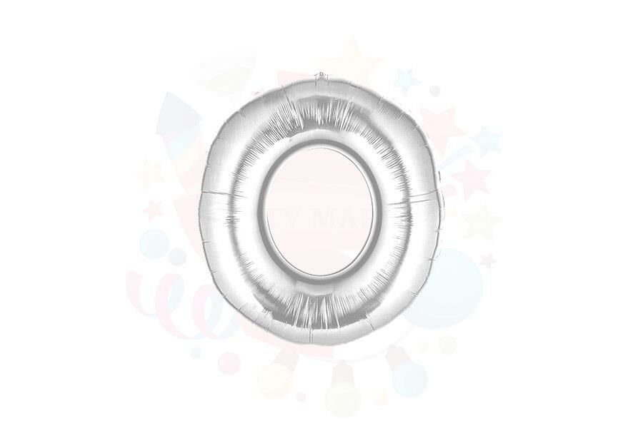 BALON FOLYO 14'' HARF GÜMÜŞ O