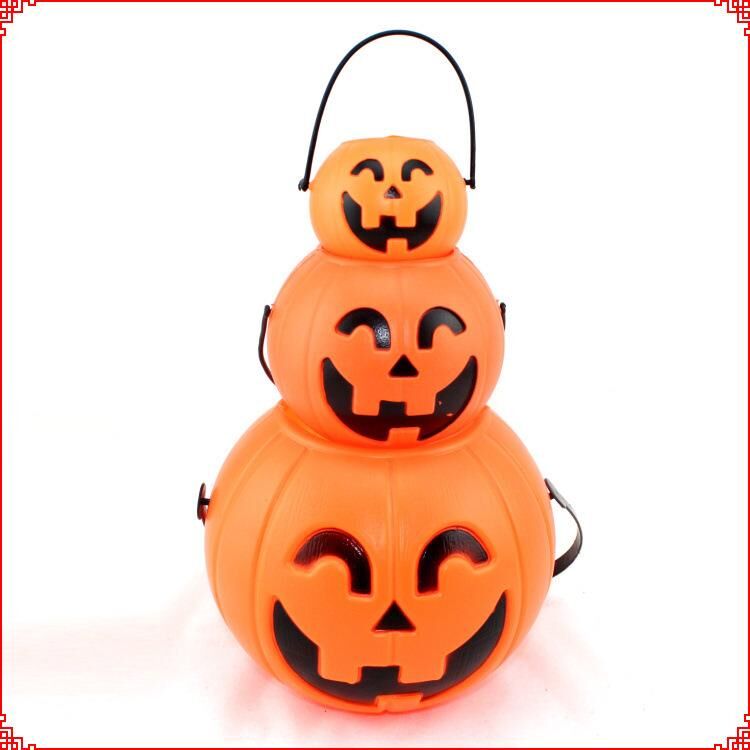 HALLOWEEN PLASTİK BALKABAĞI ASKILI  17CM