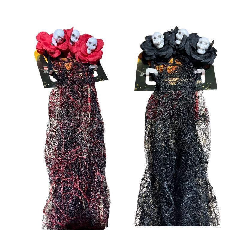 HALLOWEEN TAÇ KURU KAFALI TÜLLÜ 12 Lİ