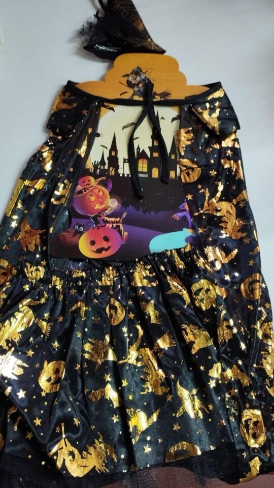 HALLOWEEN ÇOCUK CADI KOSTÜM TAKIM