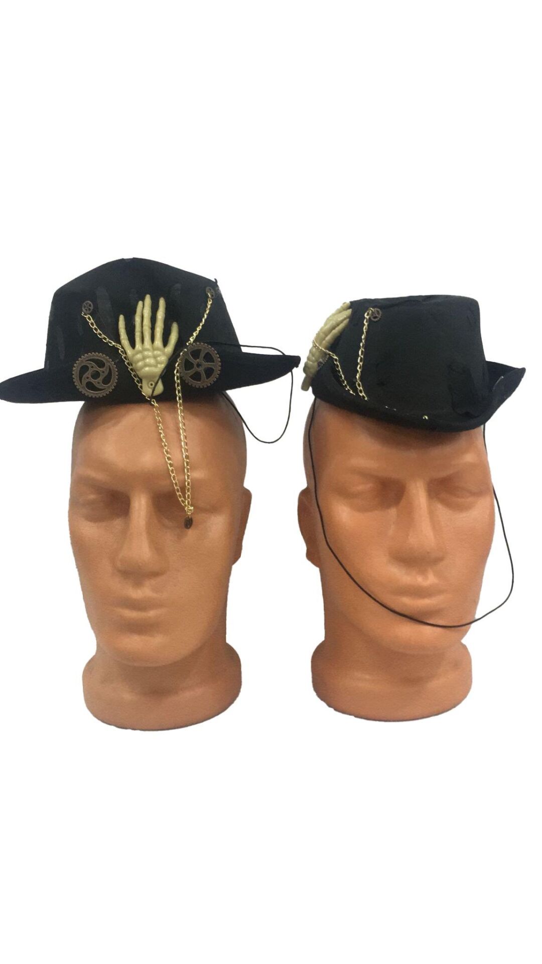 HALLOWEEN FOTR ŞAPKA İSKELET ELLİ SİYAH