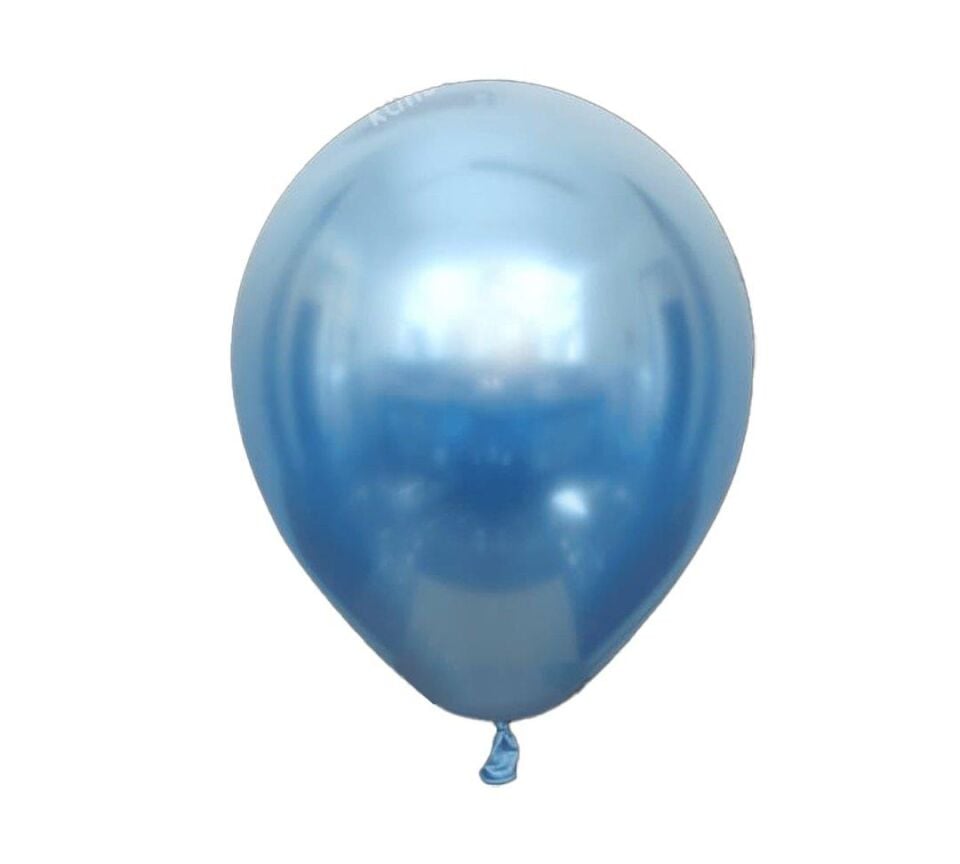 BALON 12'' KROM(MİRROR) BLUE 50 Lİ KALİSAN