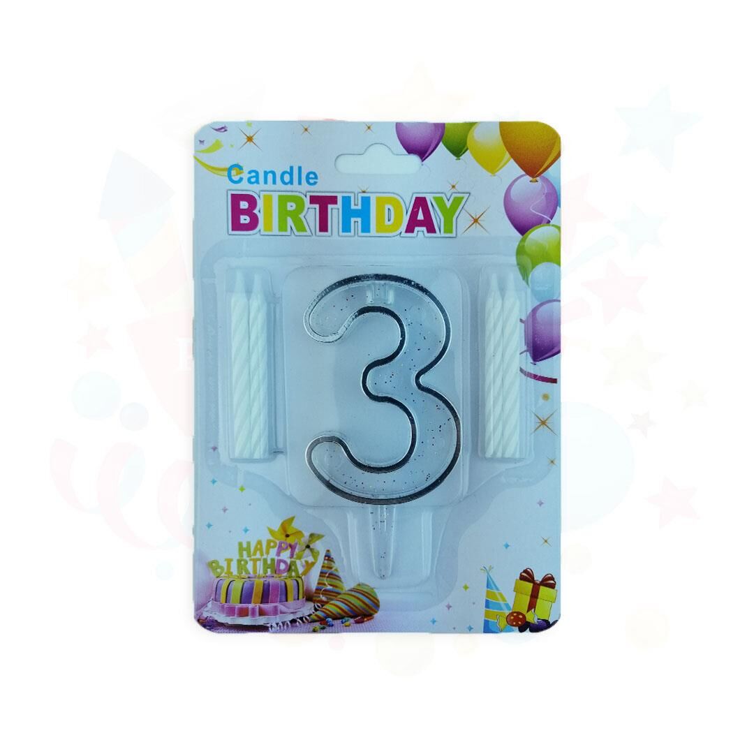 MUM RAKAM SİMLİ ŞEFFAF GÜMÜŞ 3