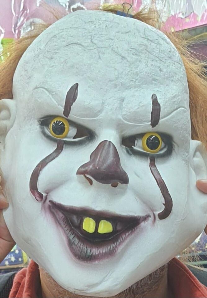 HALLOWEEN SİLİKON ET MASKE PALYAÇO IT