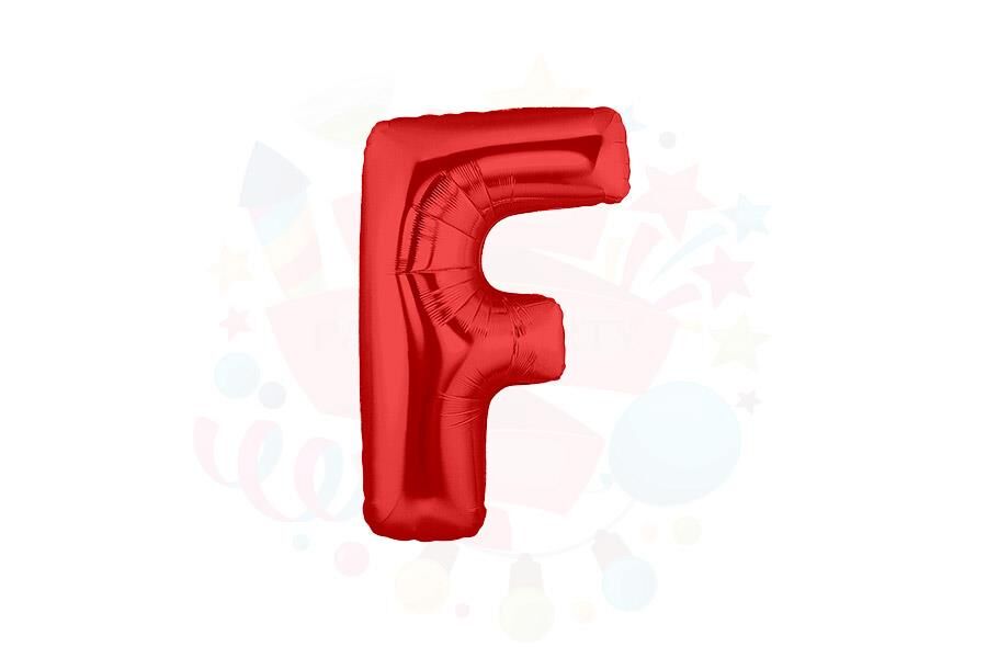 BALON FOLYO 14'' HARF KIRMIZI F