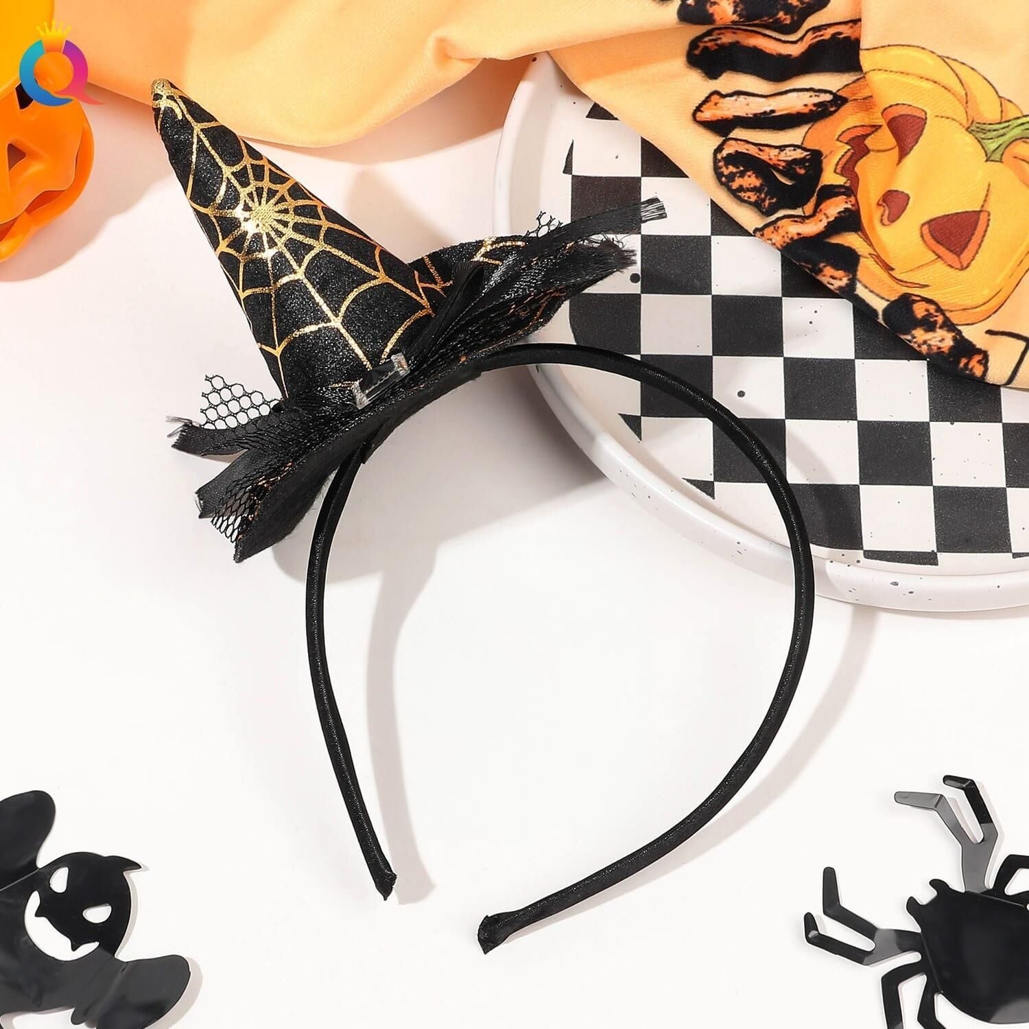 HALLOWEEN TAÇ CADI ŞAPKALI KIRMIZI 12 Lİ