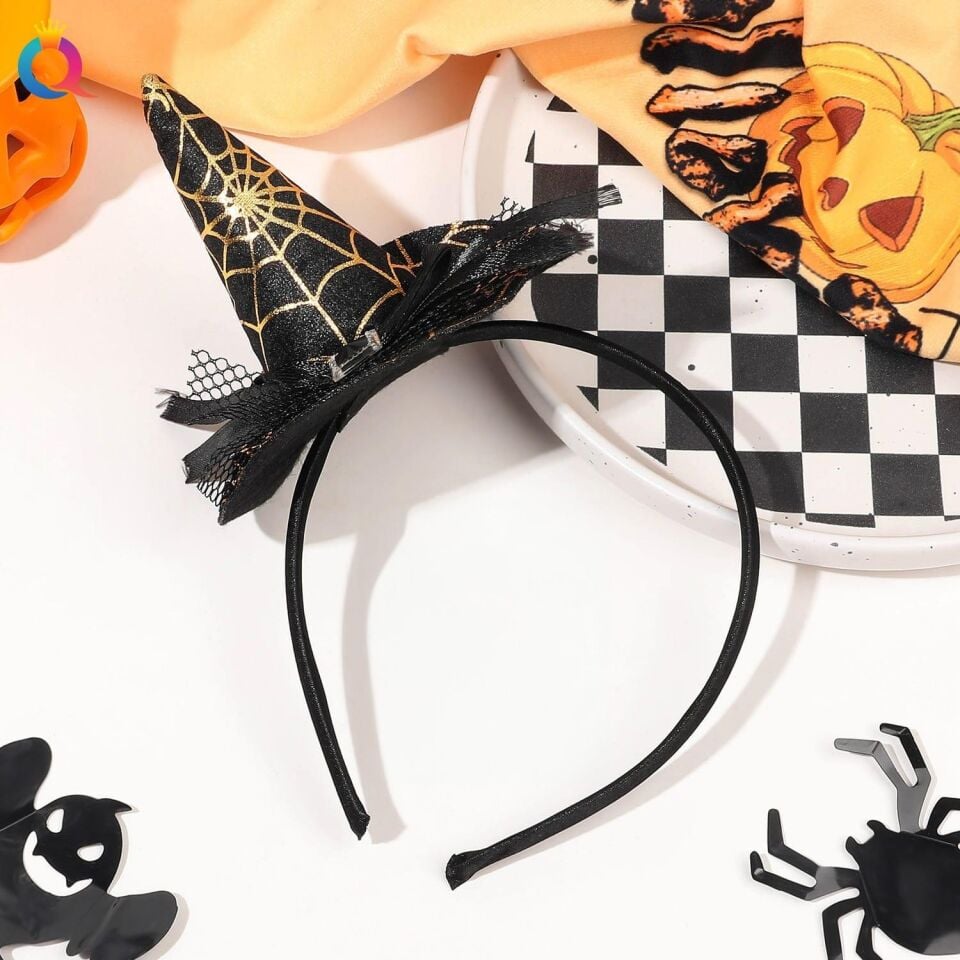 HALLOWEEN TAÇ CADI ŞAPKALI KIRMIZI 12 Lİ