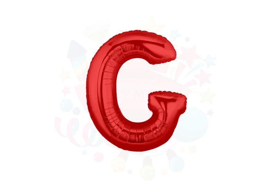 BALON FOLYO 14'' HARF KIRMIZI G