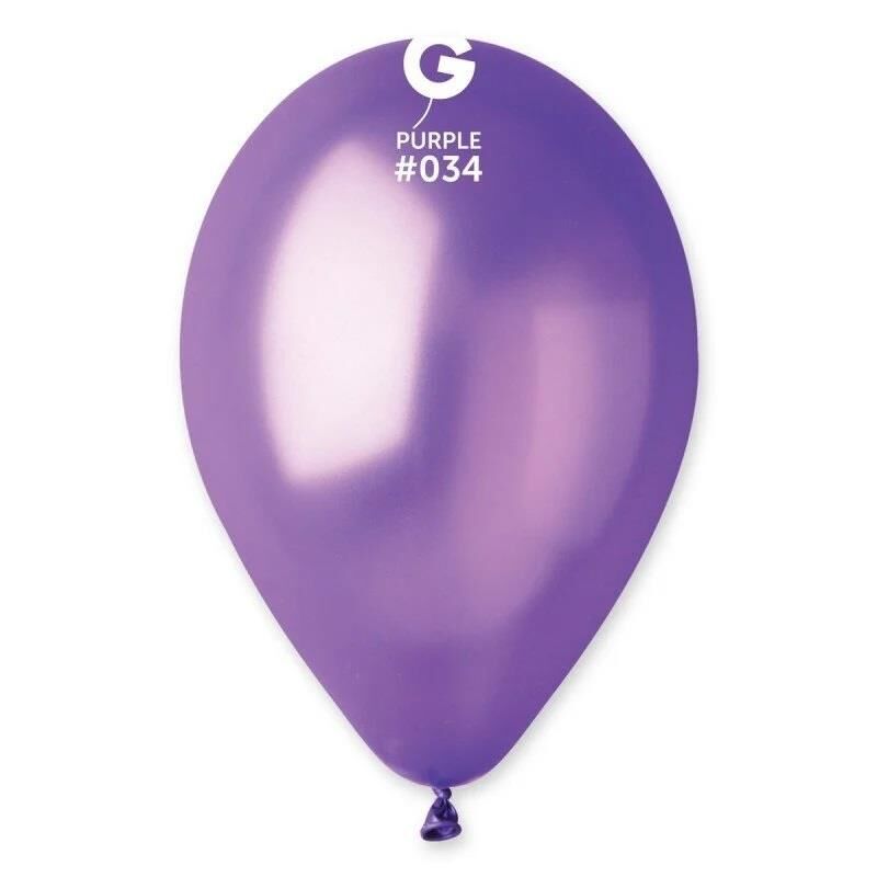 BALON METALİK GEMAR 100'LÜ MOR