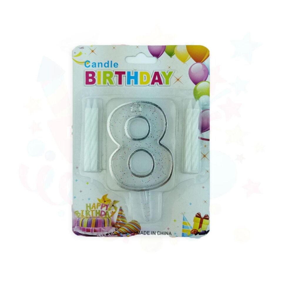 MUM RAKAM SİMLİ ŞEFFAF GÜMÜŞ 8