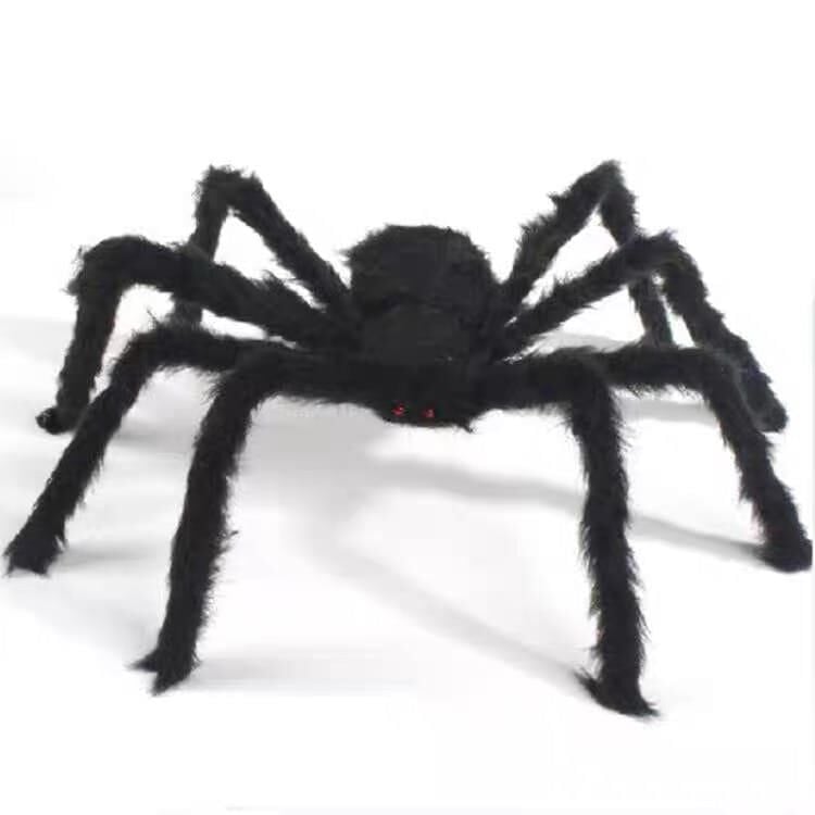 HALLOWEEN ÖRÜMCEK DEKOR SİYAH 30 CM