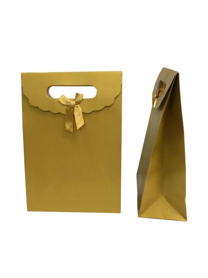 ÇANTA KARTON İTH. CIRTLI ALTIN  19*9*27 12 Lİ