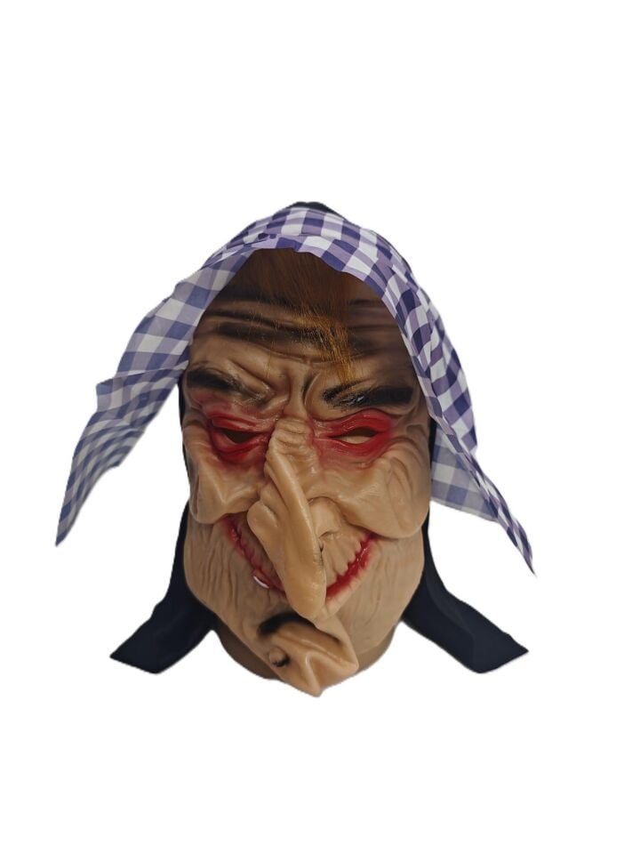 HALLOWEEN SİLİKON MASKE TALI CADI