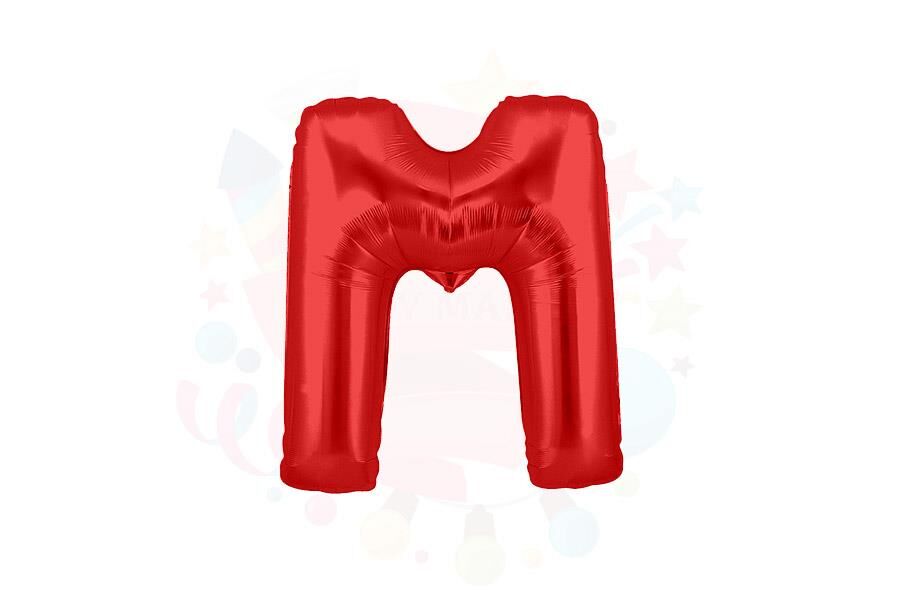 BALON FOLYO 14'' HARF KIRMIZI M