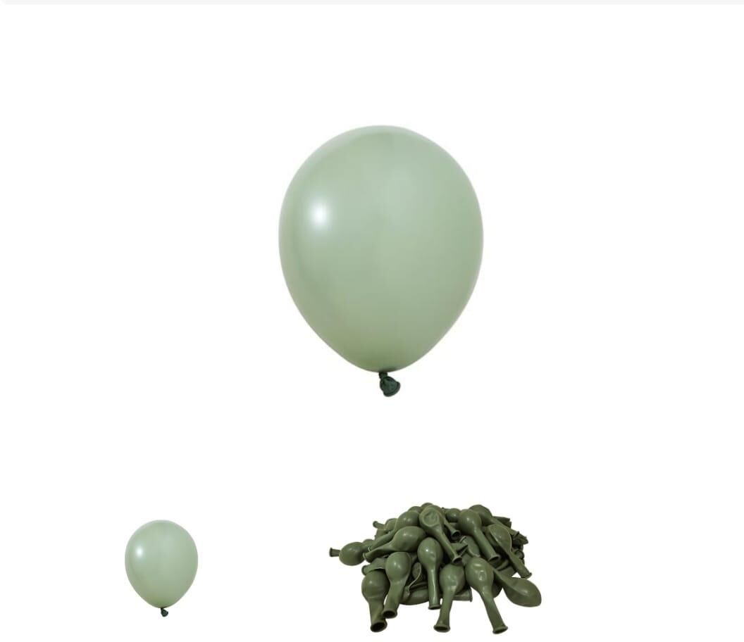 BALON 10'' KÜF YEŞİLİ PASTEL 100'LÜ