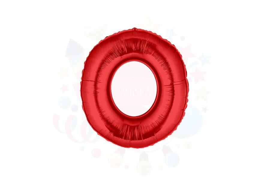 BALON FOLYO 14'' HARF KIRMIZI O