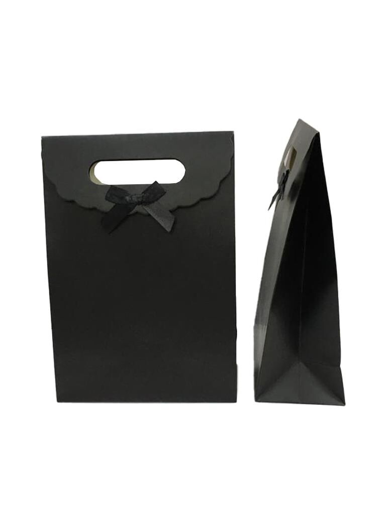 ÇANTA KARTON İTH. CIRTLI SİYAH 19*9*27 12 Lİ