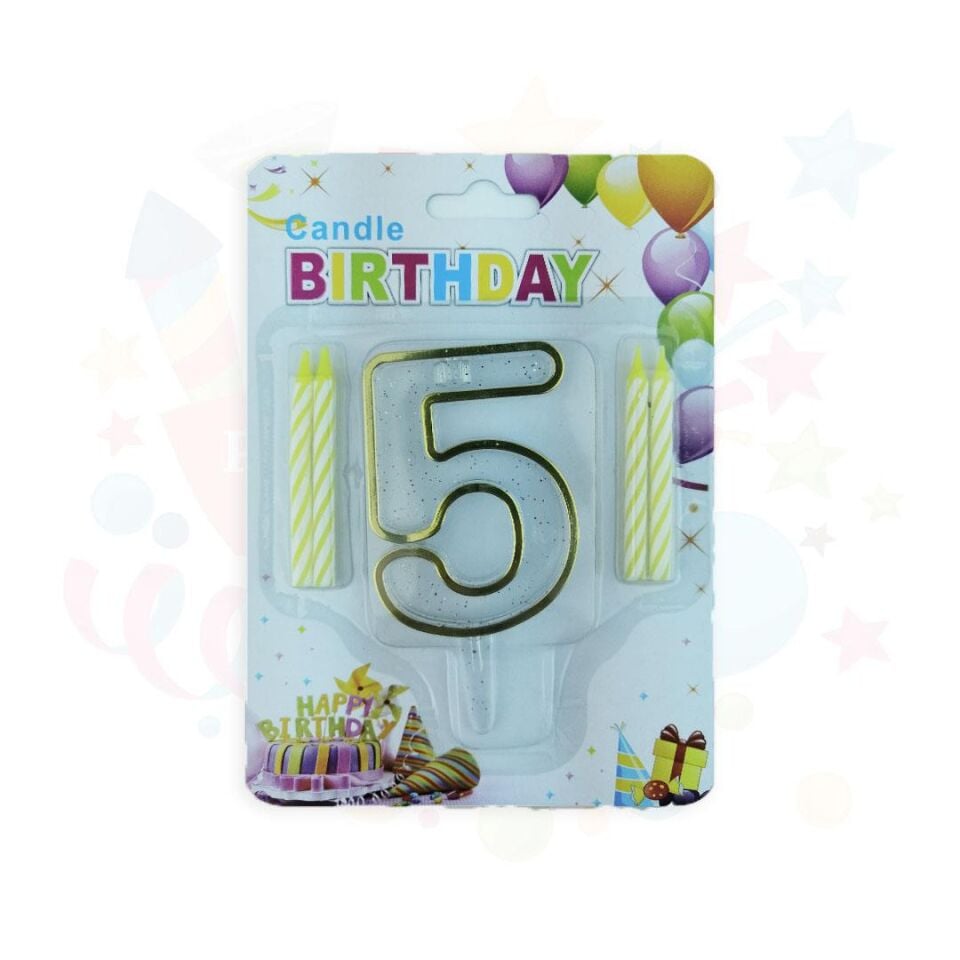 MUM RAKAM SİMLİ ŞEFFAF ALTIN 5