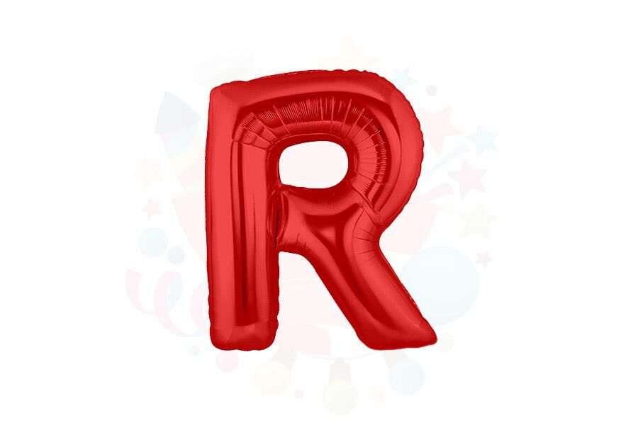 BALON FOLYO 14'' HARF KIRMIZI R