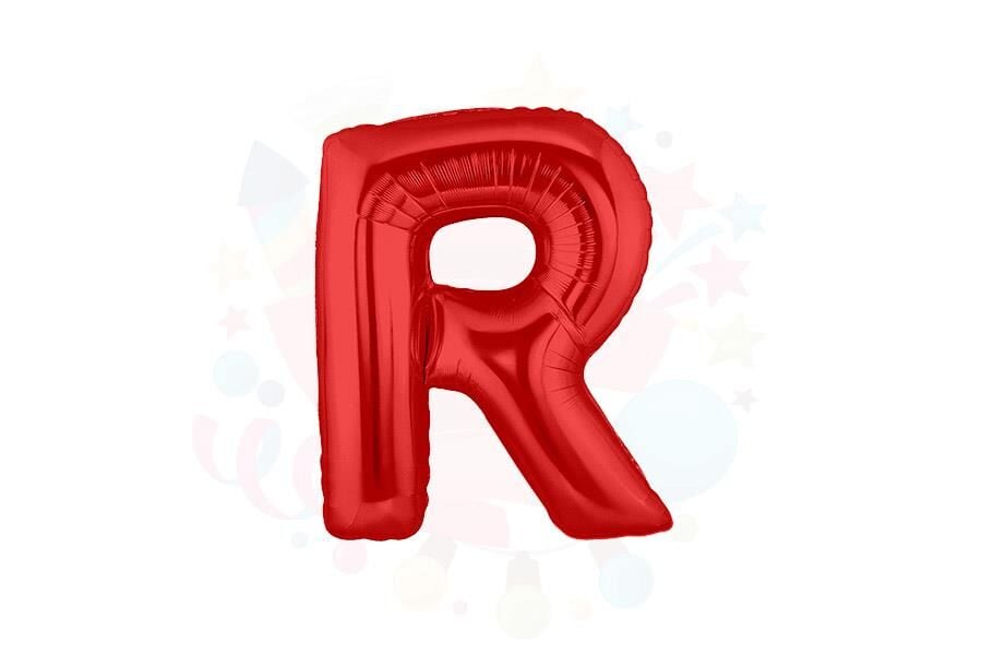 BALON FOLYO 14'' HARF KIRMIZI R