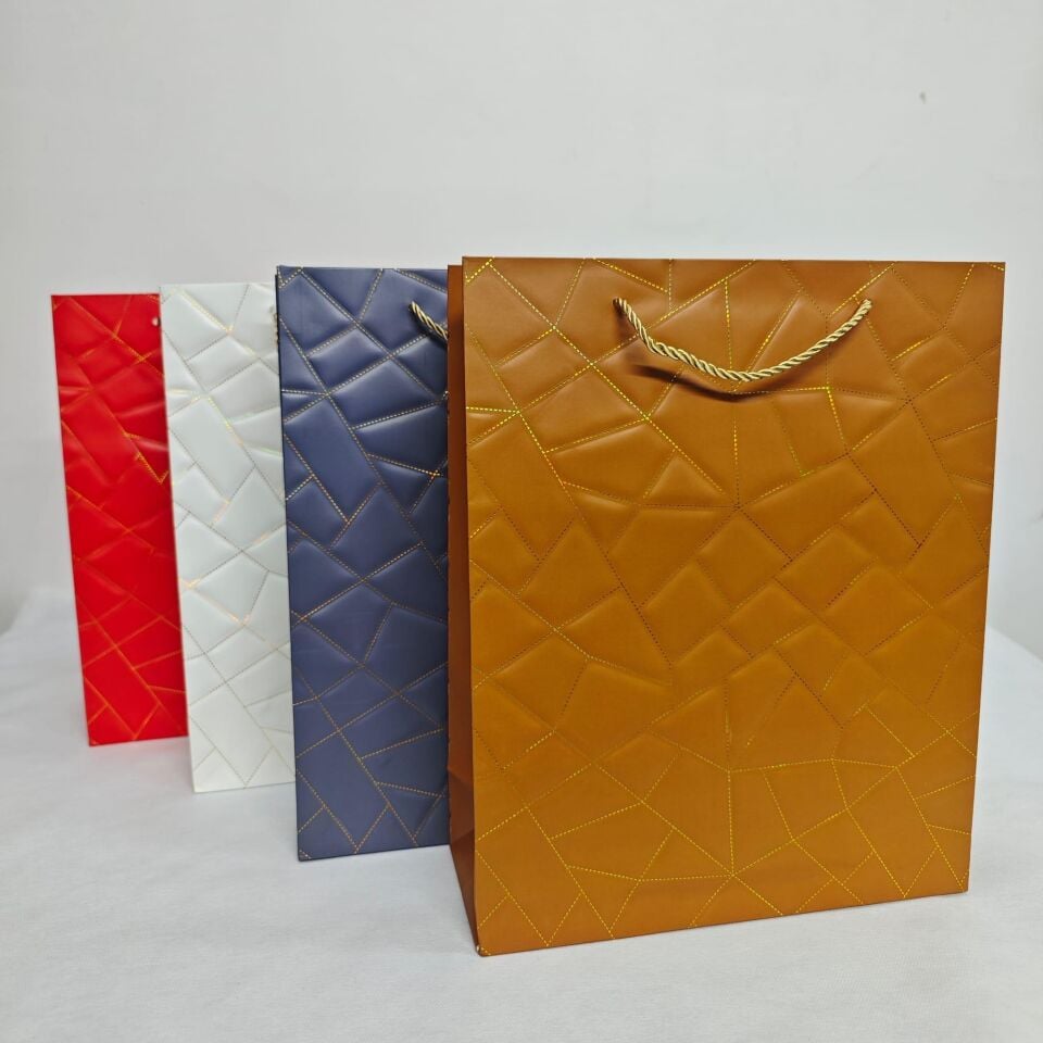 ÇANTA İP SAPLI İTHAL KENDİNDEN DESE 31*42*12 12 Lİ