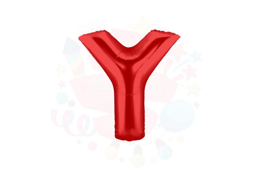 BALON FOLYO 14'' HARF KIRMIZI Y