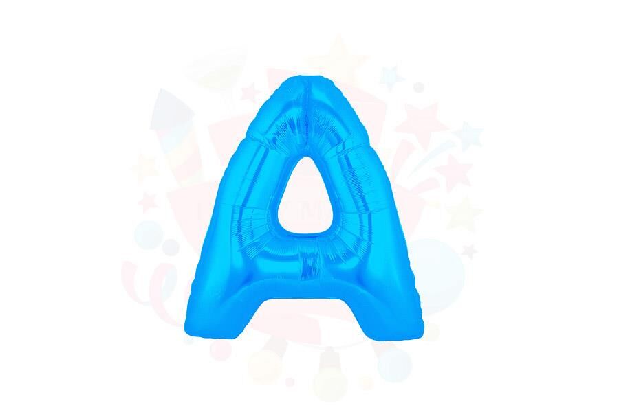 BALON FOLYO 14'' HARF MAVİ A