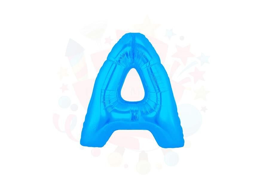 BALON FOLYO 14'' HARF MAVİ A