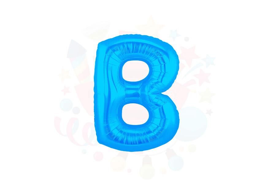 BALON FOLYO 14'' HARF MAVİ B