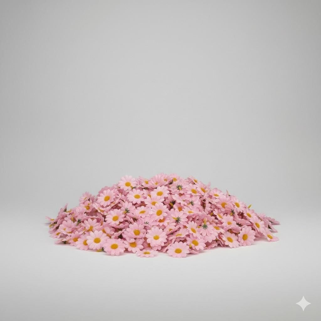 YAPAY ÇİÇEK PAPATYA 1000 Lİ PEMBE