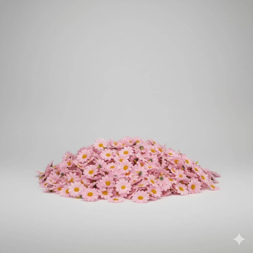 YAPAY ÇİÇEK PAPATYA 1000 Lİ PEMBE