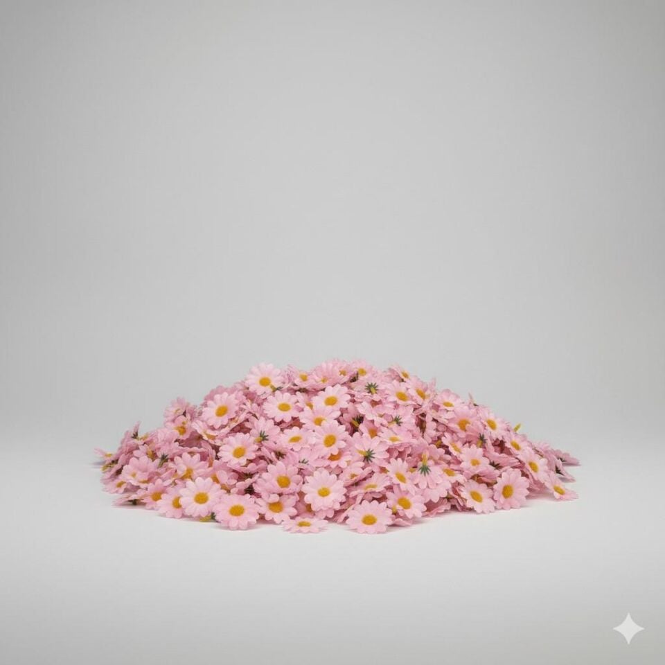 YAPAY ÇİÇEK PAPATYA 1000 Lİ PEMBE